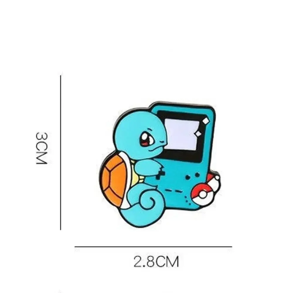 Nintendo Pokemon Pikachu Charmander Playing Video Games Enamel Pins 357 - Picture 2 of 2